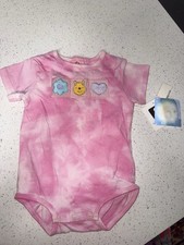 Vintage Disney Winnie The Pooh Baby Girl One Piece 6 Months Tie Dye NEW