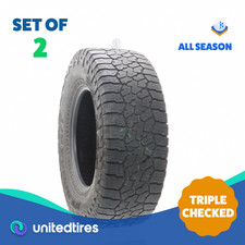 Set Of 2 Used Lt 28570r17 Falken Wildpeak At3w 116113q - 6.532