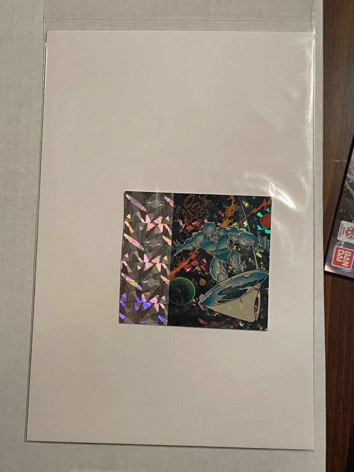 ERROR 1992 Comic Images Marvel Silver Surfer All Prism Promo Card Unique RARE - Image 2 of 4