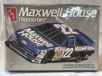 AMT Maxwell House Thunderbird #6457 1/25 Scale Plastic Model Car Kit