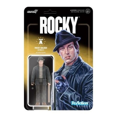 Rocky Balboa ReAction Actionfigur Wave 03 Rocky Street (Rocky I) 10 cm MOC OVP
