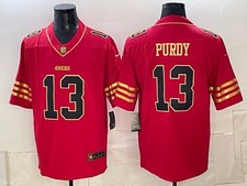 Men's San Francisco 49ers 13 Brock Purdy Player Stitched Jersey - Red