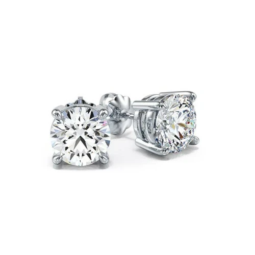 Anello Solitario Eternity, Diamanti Creati In Laboratorio 1,7 Ct Tw Taglio Round Oro Bianco 18 K - Foto 6