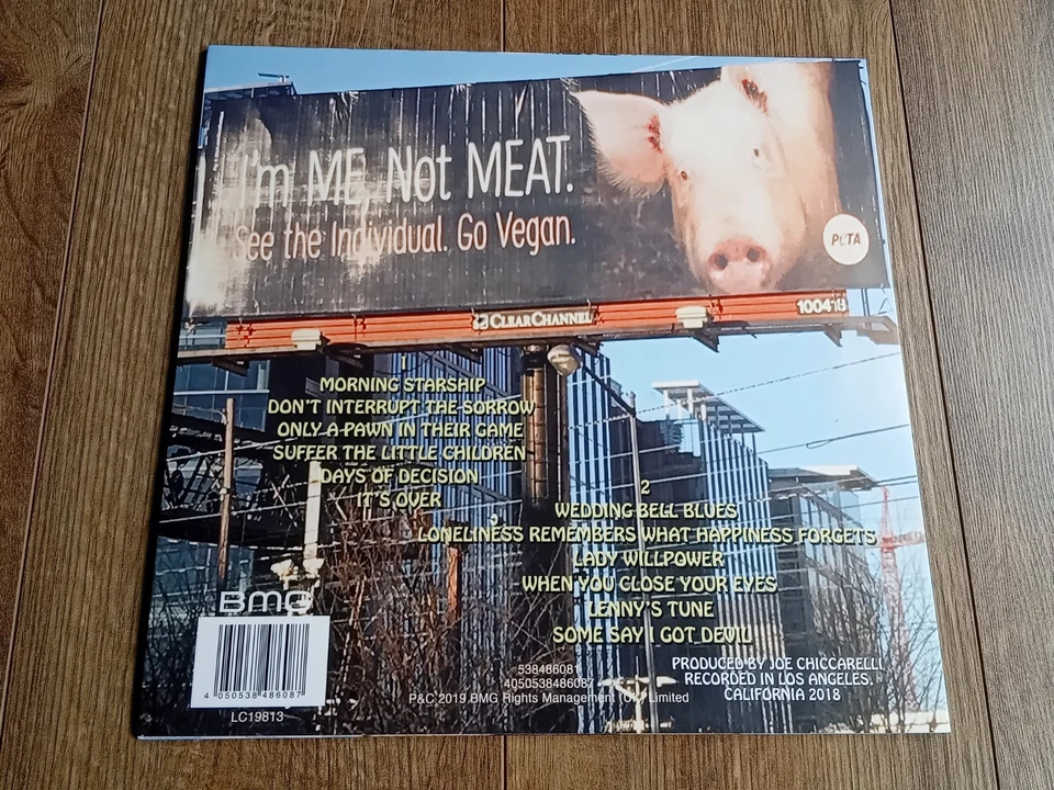 MORRISSEY - CALIFORNIA SON LP  2019 BLUE VINYL INSERT INNER SLEEVE NEAR MINT - Image 2 of 4