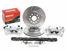 4 Pot Front Brake Discs Calipers Pads Kit For Subaru Impreza Wrx Turbo 1993-2008