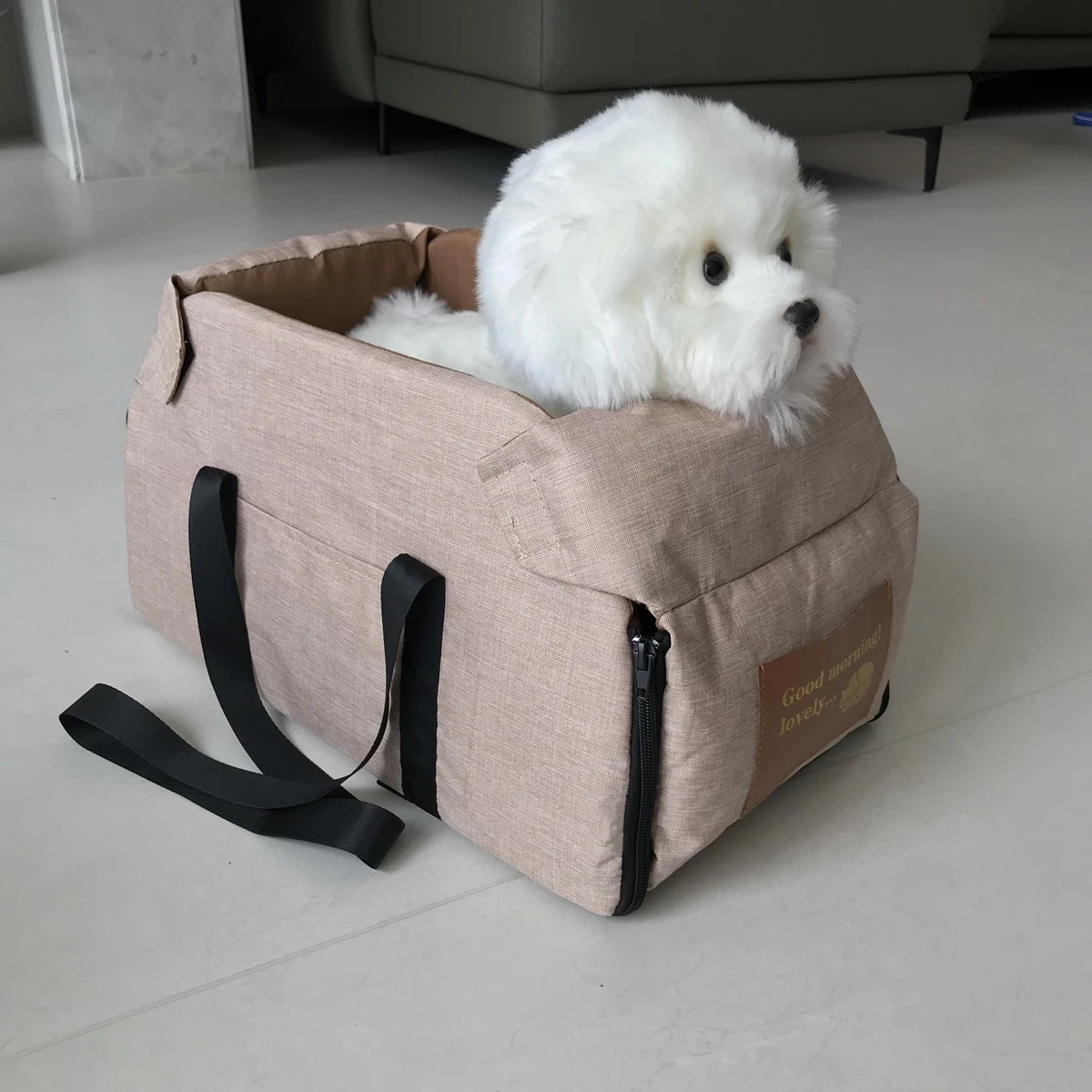 Pet Products Portable Console Booster Dog Car Seat & Carrier for Small Dogs &