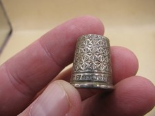 Antique Charles Horner Thimble Sterling Silver Size 7