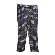 Vineyard Vines Mens Pajama Pants L Christmas Whale Tree Print Loungewear