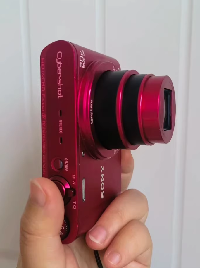 SONY Cyber-shot DSC-WX300 red 18.2MP 20x Zoom Compact Digital