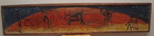 VINTAGE AFRICAN AMERICAN WALTER SANFORD " BLACK PICASSO " ABSTRACT OIL PAINTING