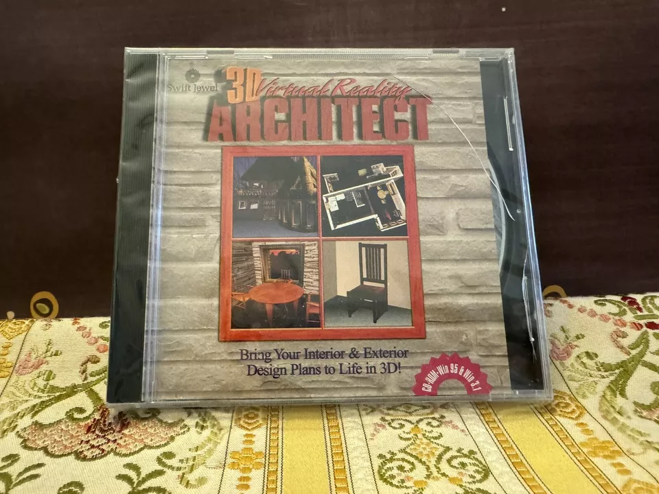 3D Virtual Reality Architect Swift Jewel CD-ROM UnOpened Vintage Windows 95 - Image 4 of 4