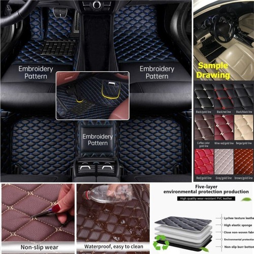 For Audi Car Floor Mats All Models Luxury Liners Carpets Waterproof Cargo Custom - Imagen 23 de 32