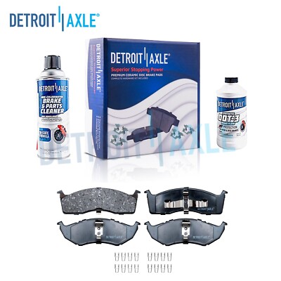 Front Ceramic Brake Pads Kit for 1996-2000 Chrysler Town & Country Grand Voyager