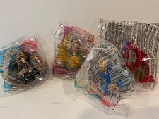 1998 DISNEY'S MULAN SPINNERS / SHOOTERS MCDONALDS HAPPY MEAL TOYS Lot of 4