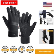 Waterproof Windproof Touch Screen Gloves - Winter Warm Gloves for Outdoor Sports