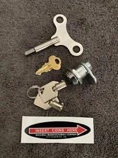 Park-O-Meter Parking Meter Replacement LOCK & KEYS with DECAL for K and N Models