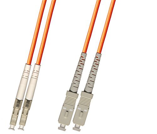 Direct Burial/Outdoor LC-SC 2-Strand Fiber Optic Cable Multimode 50/125 ...