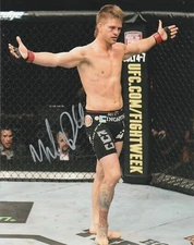 MIKE PYLE SIGNED AUTO'D 8X10 PHOTO MMA UFC 170 160 98 FIGHT NIGHT ELITE XC A 