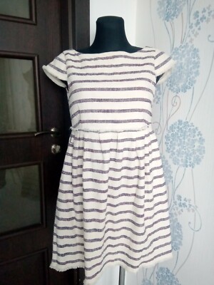 El Ganso Cotton, Linen blend Summer Dress size 10 UK, 38 DE, M