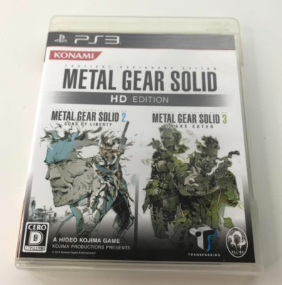 Metal Gear Solid HD Edition 2 & 3 Sony Playstation 3 PS3 Japanisch Ver Getestet