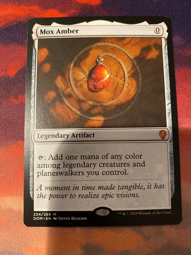 MTG Dominaria Mox Amber