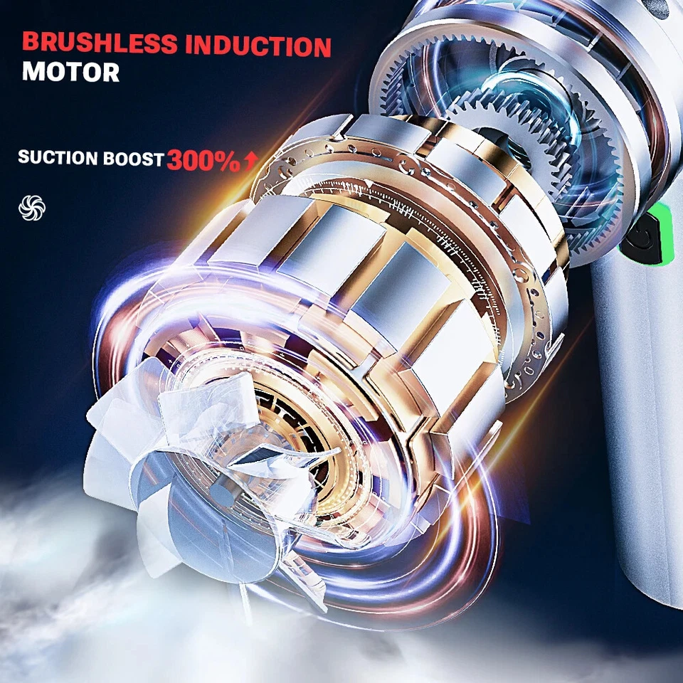 SZUK 985000PA Car Vacuum Cleaner Portable Wireless Mini Strong Suction Machine  - Image 4 of 4