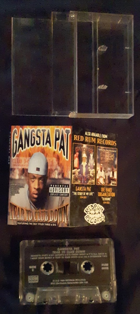 Gangsta Pat Tear Yo Club Down Cassette Rare Memphis Rap 1999 | eBay