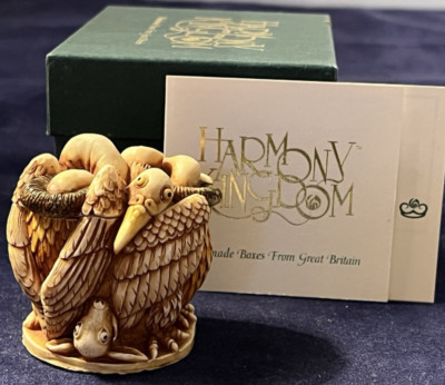 Harmony Kingdom ~ LET'S DO LUNCH ~ UK Made ~ NIB~ Signed & Dated 2Xs~Vultures