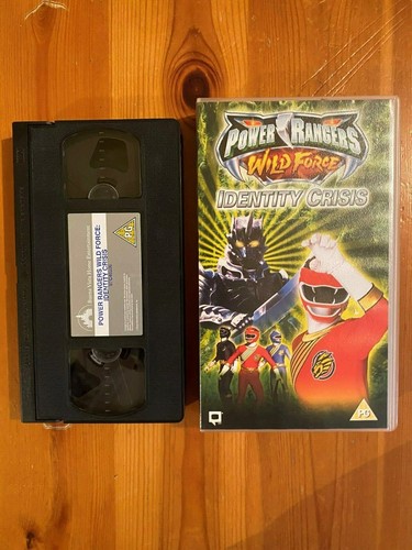 VHS Video Power Rangers Wild Force Identity Crisis Pre owned