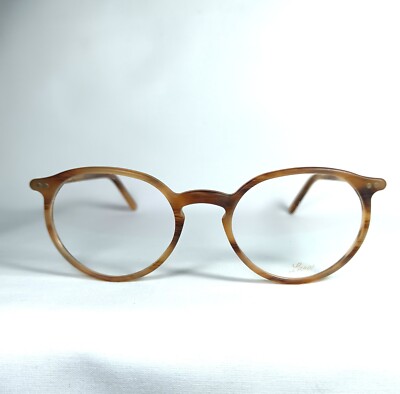 Eyeglasses, Lunor, luxury frames, oval, keyhole Panto, tortoise, New Old Stock