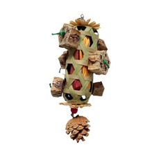 Parrot Chewing Toy Novelty Play Equipment Practicing Cage Toy Budgie Foraging