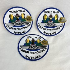Playmaxx Proyo YOYO 4 in World Team 1st, 2nd  3rd place Patches  Novice Pins
