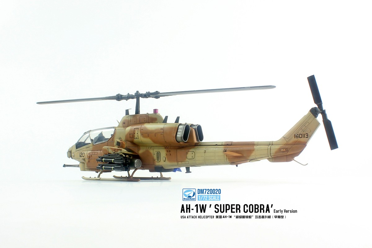 DREAM MODEL DM720020 1/72 USA ATTACK HELICOPTER AH-1W'SUPER COBRA