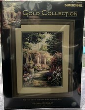 Dimensions Floral Retreat 35079 Gold Collection, Made in USA 2002