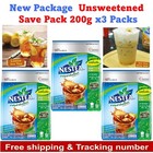 3x NESTEA UNSWEETENED Instant Ice Tea Mix Nestle Brew Drink 0 Cal No Sugar 200 g