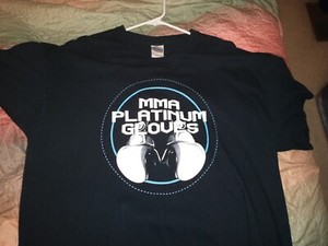 MMA Platinum Gloves T-shirt - Size XL
