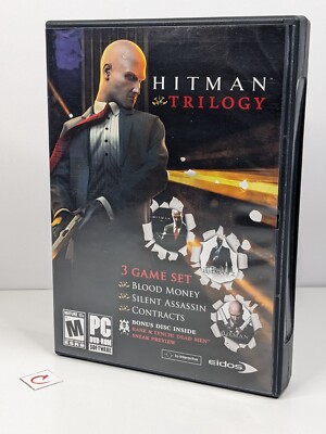 Hitman Trilogy (PC DVD, 2007) CIB Complete 5 Discs and Manuals Big Box
