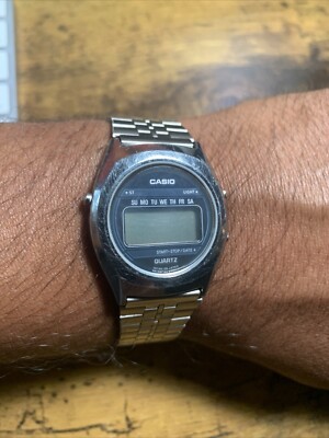 CASIO カシオ 31QR-12 デジタル腕時計 ステンレス ビンテージ品 レア！70's Vintage 】CASIO 31QR-12デジタル腕時計 - メルカリ