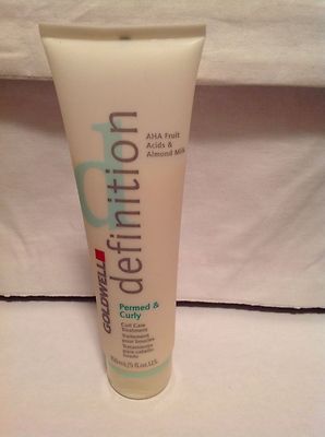 GOLDWELL DEFINITION Permed & Curly Curl Care Treatment With AHA Acids ~ 5 fl oz!