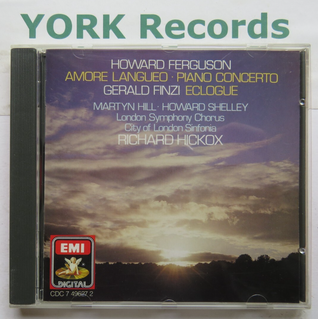 Ferguson Amore Langueo Piano Finzi Ecologue Hickox CLS 1987 EMI CD