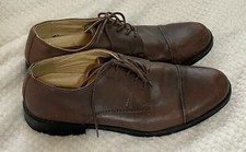 🌷Chaps Men's Size 12M brown leather Oxford Dress Casual Shoes 96-7707