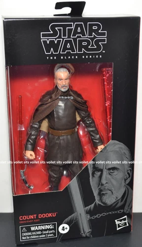 Hasbro Star Wars Attack Of The Clones The Black Series 6" Figure 107 Count Dooku