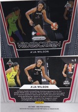 2021 Panini WNBA Prizm #6  A’ja Wilson  Widescreen - Las Vegas Aces