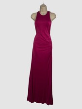  330 Misha Women's Purple Anastia Slinky Jersey Gown Dress Size 2