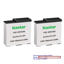 Kastar Battery 3.85V 1800mAh Replacement for Insta360 Ace Pro Action Camera