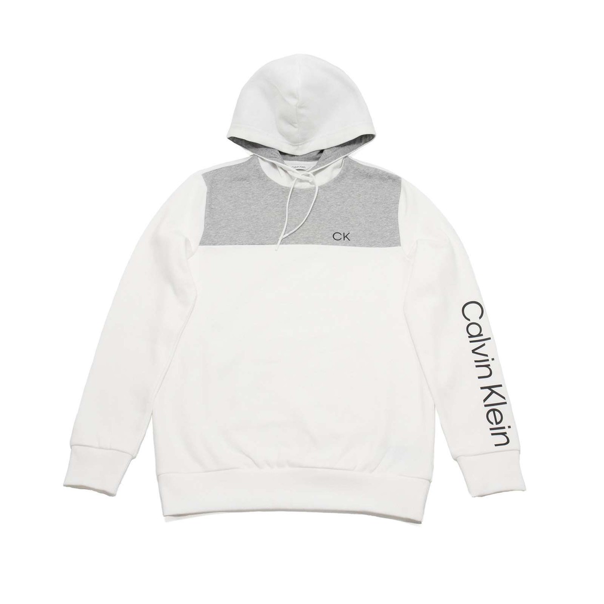 NEW Calvin Klein Hoodie Colorblock Fleece Pullover Hoodie Men's