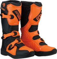 MOOSE RACING M1.3 Boots - Black/Orange - Size 3 3411-0439