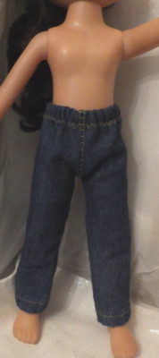 PANTS DOLL CLOTHES FOR 14'' WELLIE WISHES & SIMILAR SZ DOLLS BLUE DENIM JEANS