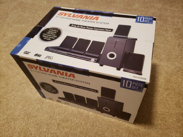 Sylvania 5.1 Channel Black DVD Home 