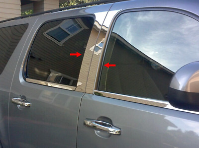 Chrome Pillar Post Trim For 2000-2006 Chevy Tahoe, Avalanche, Suburban, Yukon XL – Stainless Steel